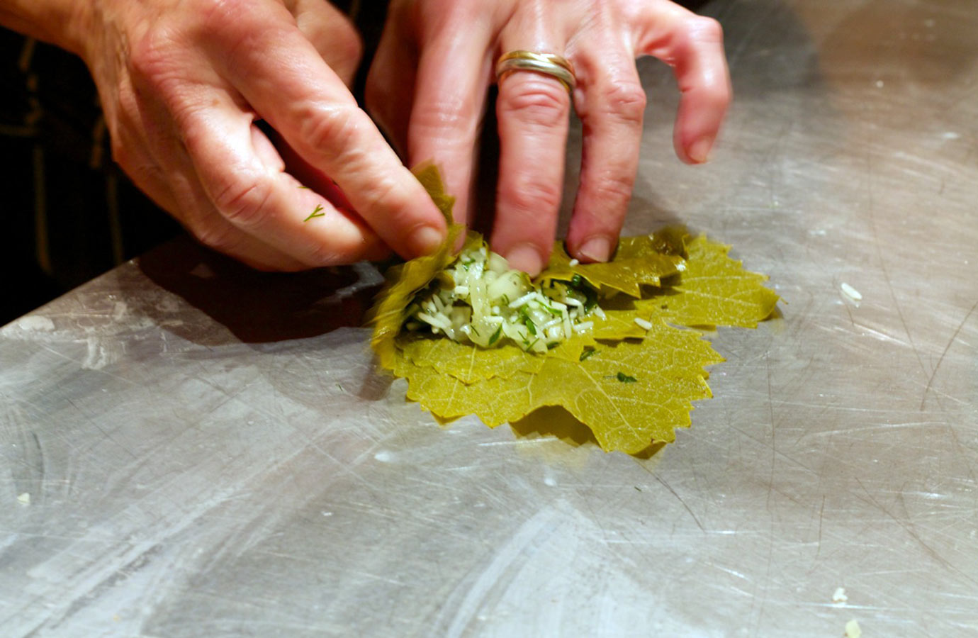 Rolling Dolmades