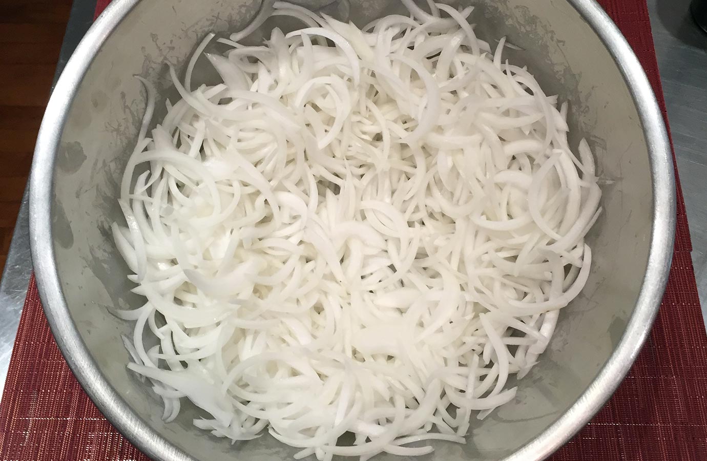 Caramelized Onions Prep