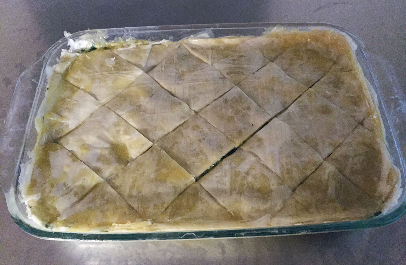 Spanakopita process 6