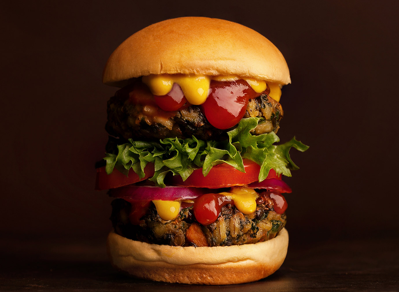 Mushroom, Lentil &amp; Barley Sliders