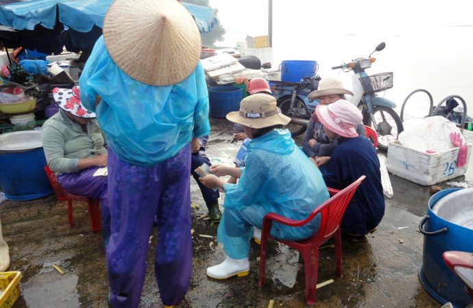 Asia fish market