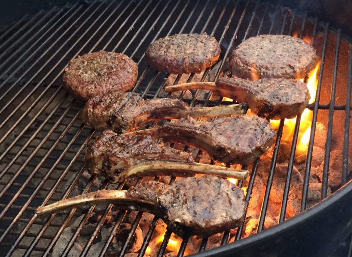 Lamb On Grill
