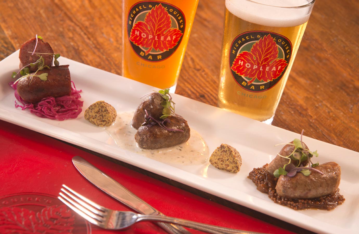 Hopeleaf Sausage Plate