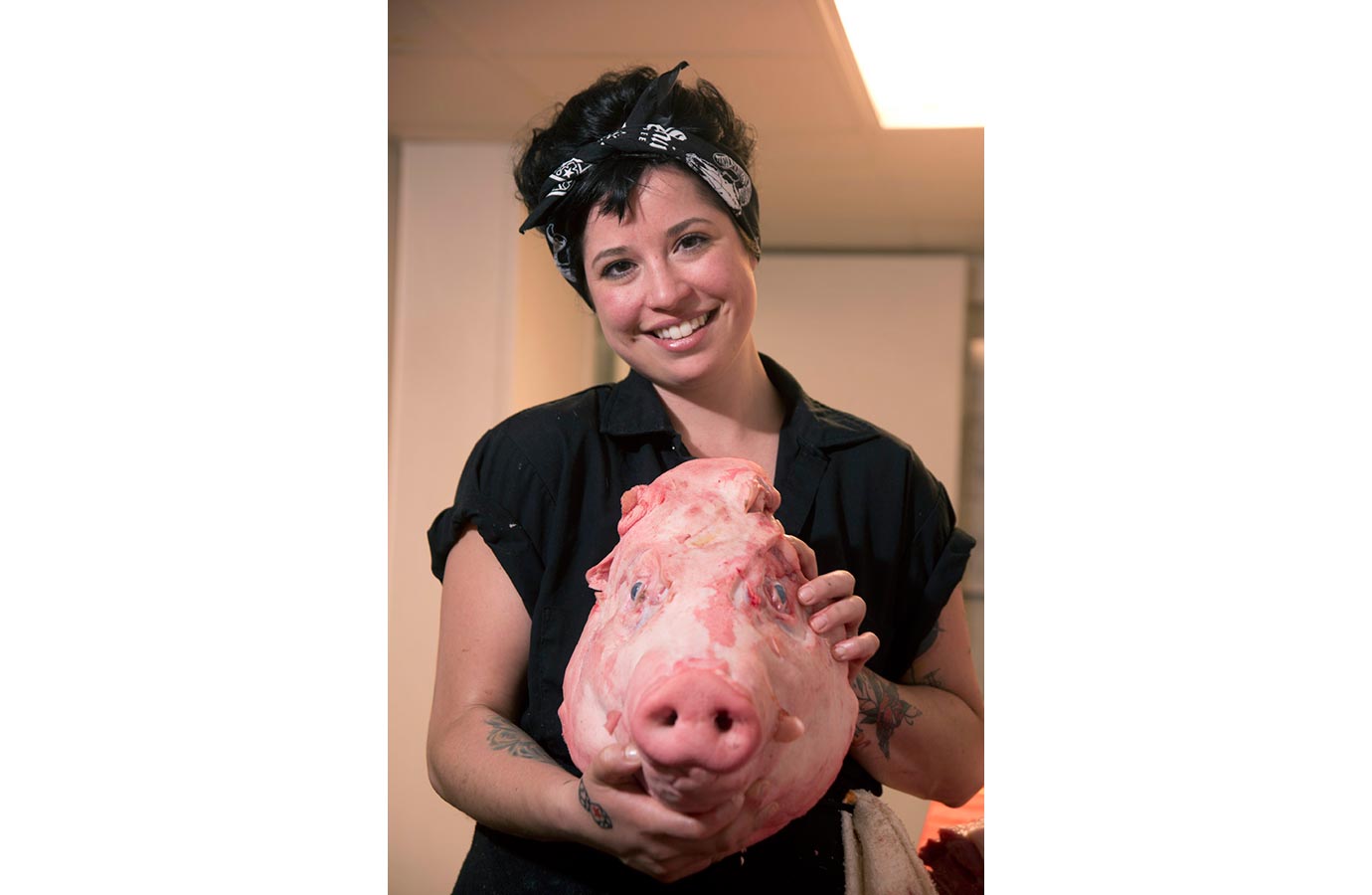 Louisa Farhat Pig Head