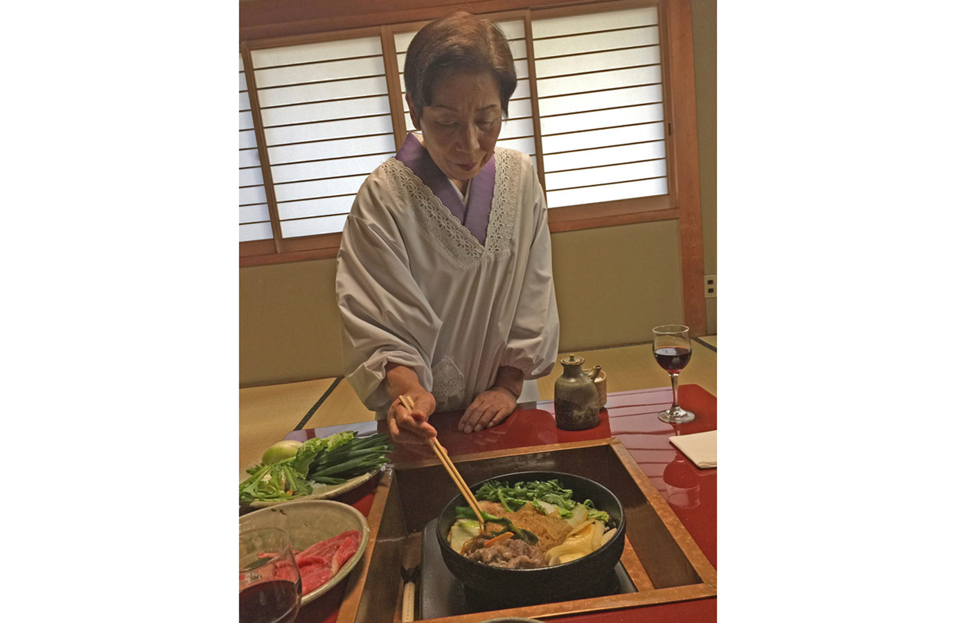Sukiyaki Cooking
