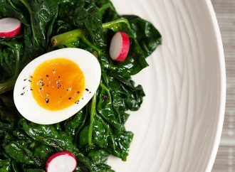 Warm Spinach and Egg Salad