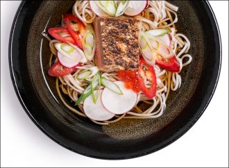 Soba Noodles with Salmon