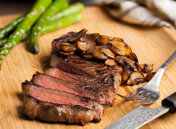 Photo of Pan Seared Steak with Red Miso Marinade