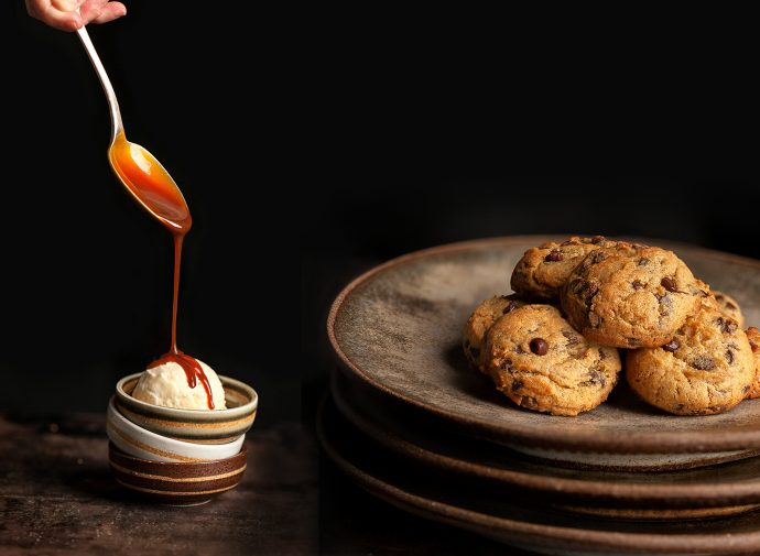 Photo of ice cream and cookies