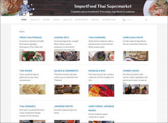 ImportFood homepage